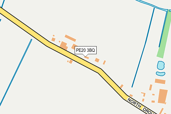 PE20 3BQ map - OS OpenMap – Local (Ordnance Survey)