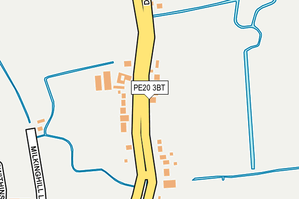 PE20 3BT map - OS OpenMap – Local (Ordnance Survey)