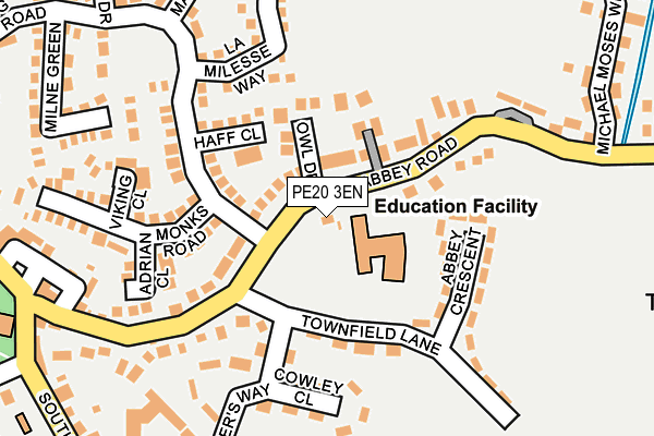 PE20 3EN map - OS OpenMap – Local (Ordnance Survey)