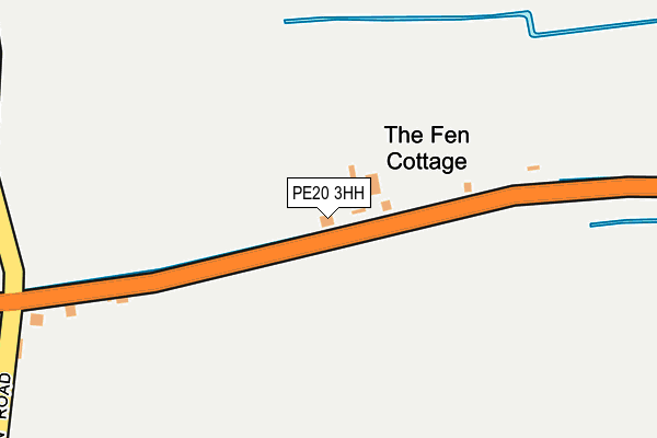 PE20 3HH map - OS OpenMap – Local (Ordnance Survey)