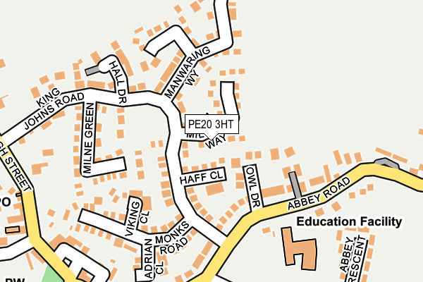 PE20 3HT map - OS OpenMap – Local (Ordnance Survey)