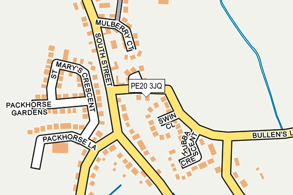 PE20 3JQ map - OS OpenMap – Local (Ordnance Survey)
