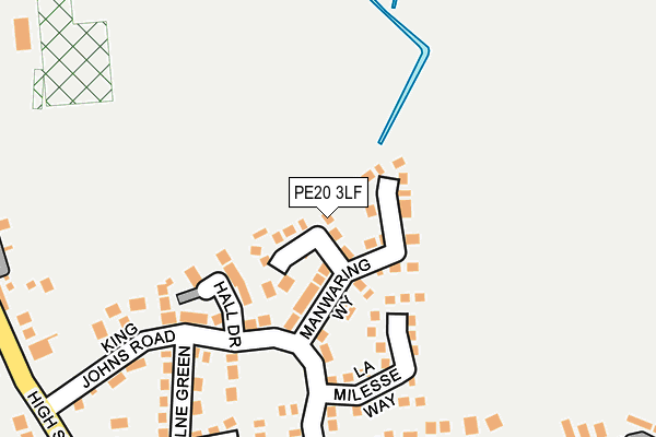 PE20 3LF map - OS OpenMap – Local (Ordnance Survey)