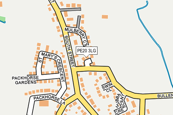 PE20 3LG map - OS OpenMap – Local (Ordnance Survey)