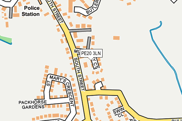 PE20 3LN map - OS OpenMap – Local (Ordnance Survey)