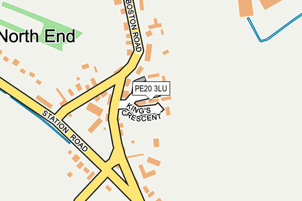 PE20 3LU map - OS OpenMap – Local (Ordnance Survey)