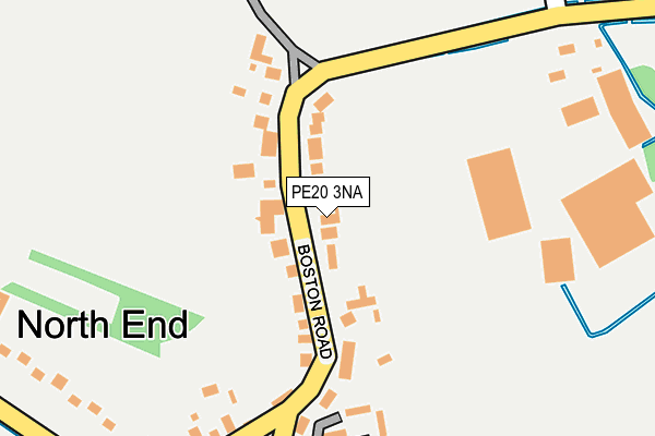 PE20 3NA map - OS OpenMap – Local (Ordnance Survey)