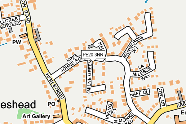 PE20 3NR map - OS OpenMap – Local (Ordnance Survey)