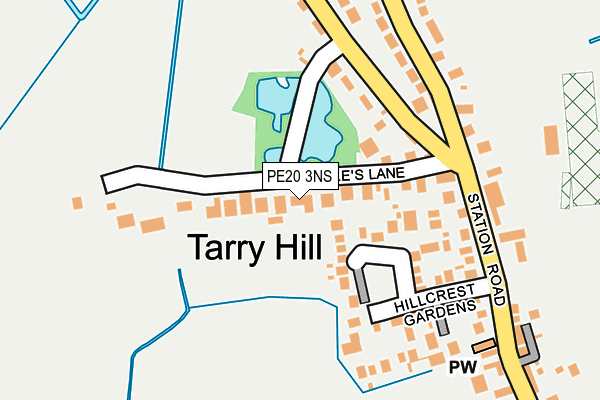 PE20 3NS map - OS OpenMap – Local (Ordnance Survey)