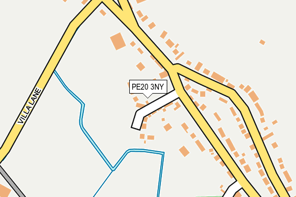PE20 3NY map - OS OpenMap – Local (Ordnance Survey)