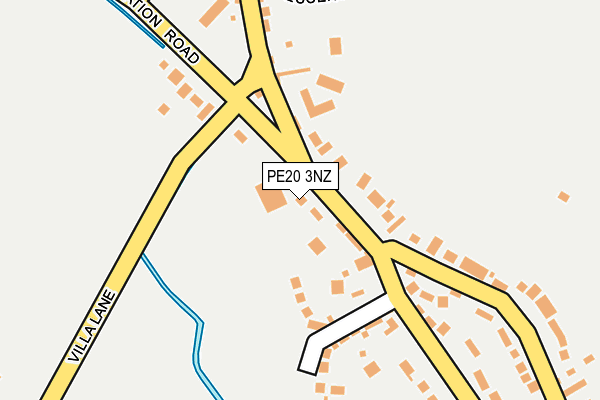 PE20 3NZ map - OS OpenMap – Local (Ordnance Survey)