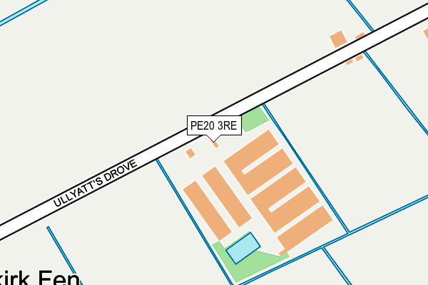 PE20 3RE map - OS OpenMap – Local (Ordnance Survey)