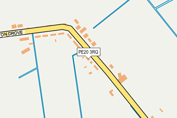 PE20 3RQ map - OS OpenMap – Local (Ordnance Survey)