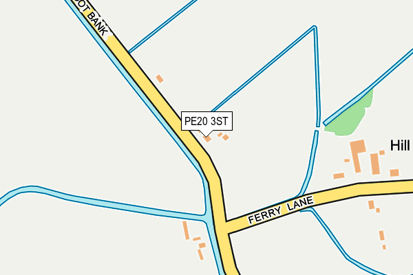 PE20 3ST map - OS OpenMap – Local (Ordnance Survey)
