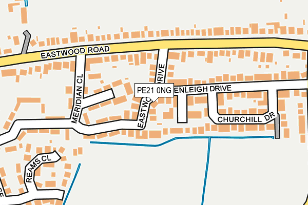 PE21 0NG map - OS OpenMap – Local (Ordnance Survey)