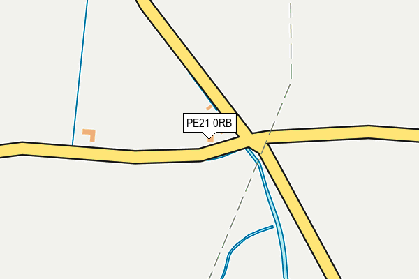 PE21 0RB map - OS OpenMap – Local (Ordnance Survey)