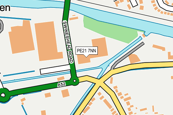 PE21 7NN map - OS OpenMap – Local (Ordnance Survey)