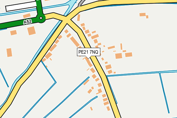 PE21 7NQ map - OS OpenMap – Local (Ordnance Survey)