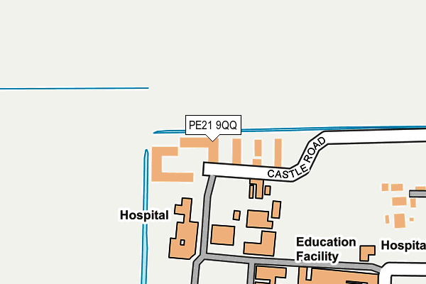 Map of WOMEN'S HOSPITAL LTD at local scale
