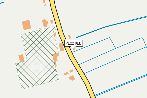 PE22 0EE map - OS OpenMap – Local (Ordnance Survey)