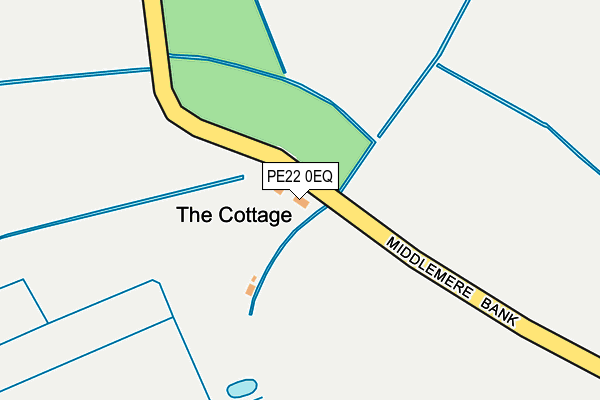 PE22 0EQ map - OS OpenMap – Local (Ordnance Survey)