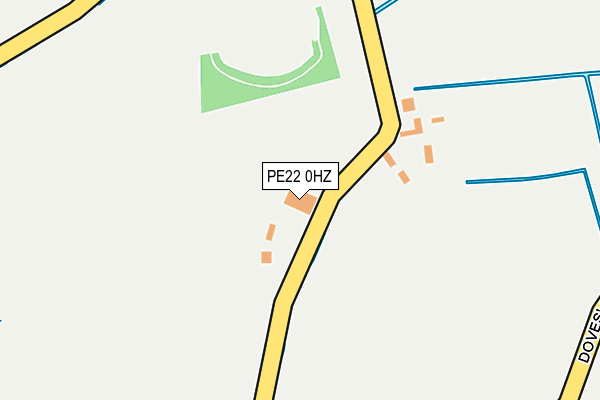 PE22 0HZ map - OS OpenMap – Local (Ordnance Survey)