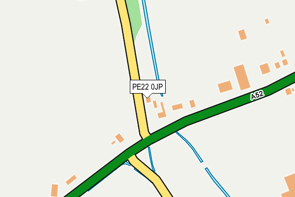 PE22 0JP map - OS OpenMap – Local (Ordnance Survey)