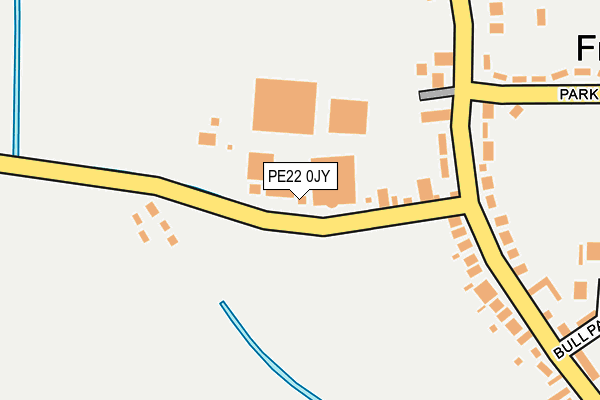PE22 0JY map - OS OpenMap – Local (Ordnance Survey)
