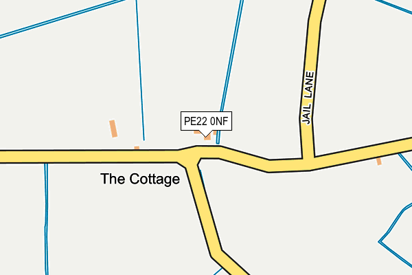 PE22 0NF map - OS OpenMap – Local (Ordnance Survey)