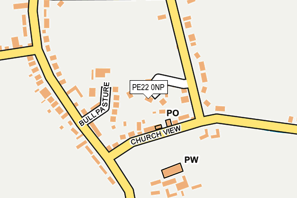 PE22 0NP map - OS OpenMap – Local (Ordnance Survey)