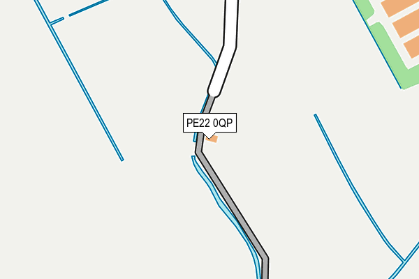 PE22 0QP map - OS OpenMap – Local (Ordnance Survey)