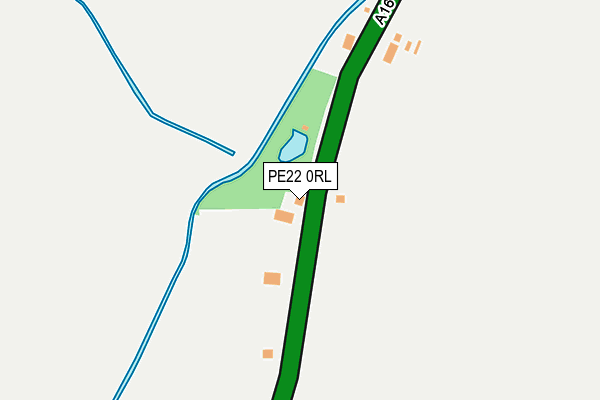 PE22 0RL map - OS OpenMap – Local (Ordnance Survey)
