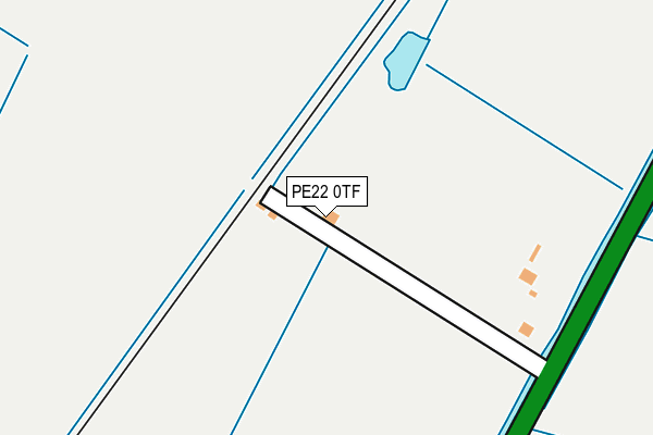 PE22 0TF map - OS OpenMap – Local (Ordnance Survey)