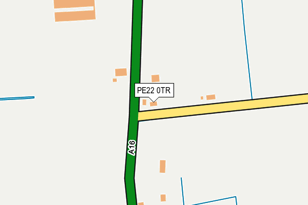 PE22 0TR map - OS OpenMap – Local (Ordnance Survey)