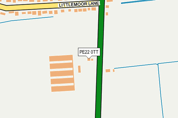 PE22 0TT map - OS OpenMap – Local (Ordnance Survey)