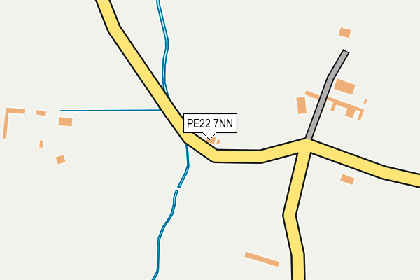PE22 7NN map - OS OpenMap – Local (Ordnance Survey)
