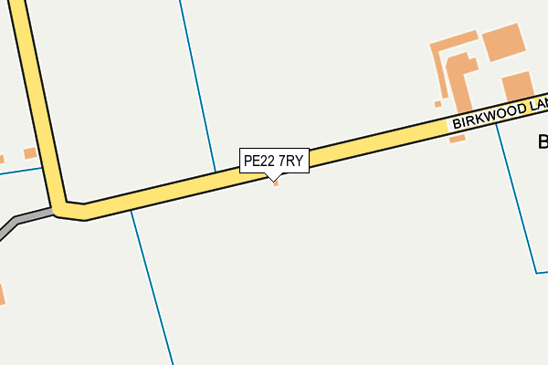 PE22 7RY map - OS OpenMap – Local (Ordnance Survey)
