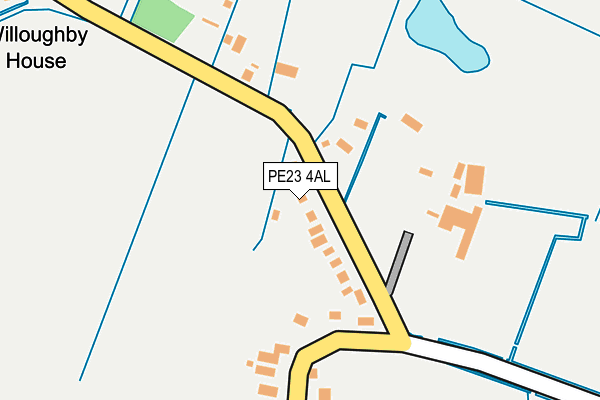 PE23 4AL map - OS OpenMap – Local (Ordnance Survey)