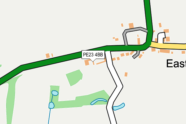 PE23 4BB map - OS OpenMap – Local (Ordnance Survey)