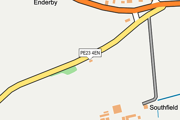 PE23 4EN map - OS OpenMap – Local (Ordnance Survey)