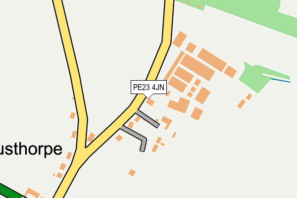 PE23 4JN map - OS OpenMap – Local (Ordnance Survey)
