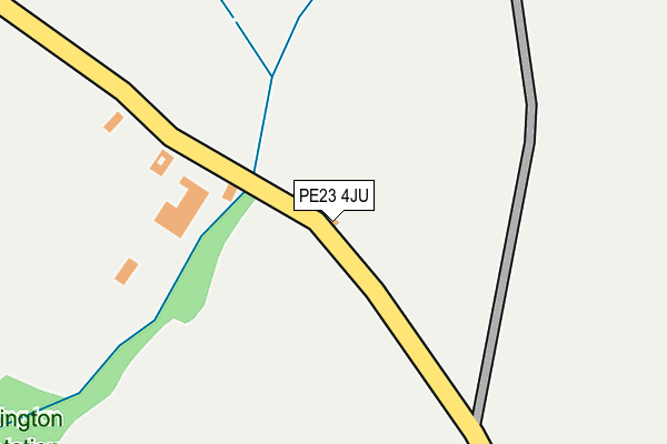 PE23 4JU map - OS OpenMap – Local (Ordnance Survey)
