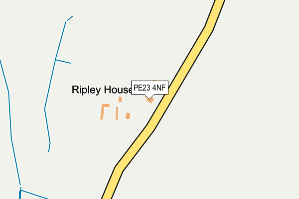 PE23 4NF map - OS OpenMap – Local (Ordnance Survey)