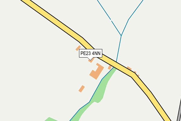 PE23 4NN map - OS OpenMap – Local (Ordnance Survey)