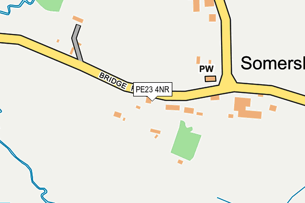 PE23 4NR map - OS OpenMap – Local (Ordnance Survey)