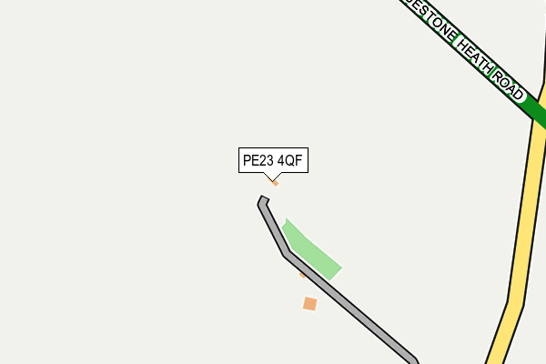 PE23 4QF map - OS OpenMap – Local (Ordnance Survey)