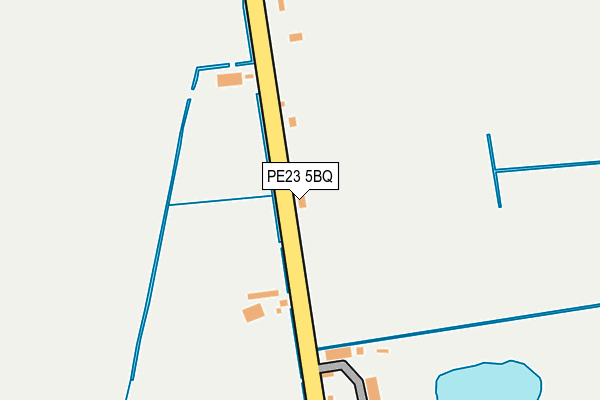 PE23 5BQ map - OS OpenMap – Local (Ordnance Survey)