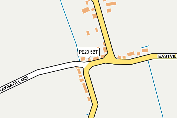 PE23 5BT map - OS OpenMap – Local (Ordnance Survey)
