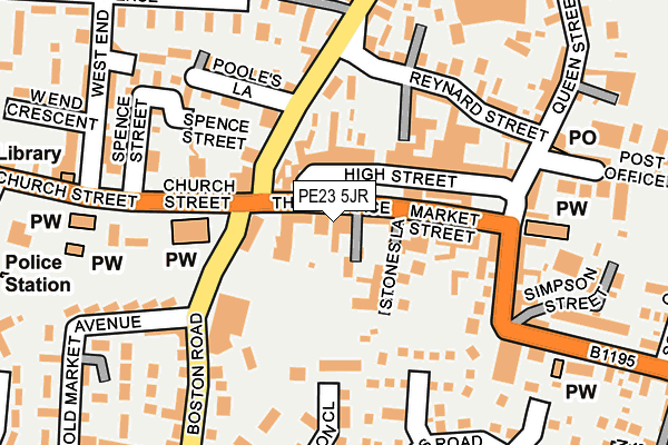 Map of KRISH STORES LTD at local scale