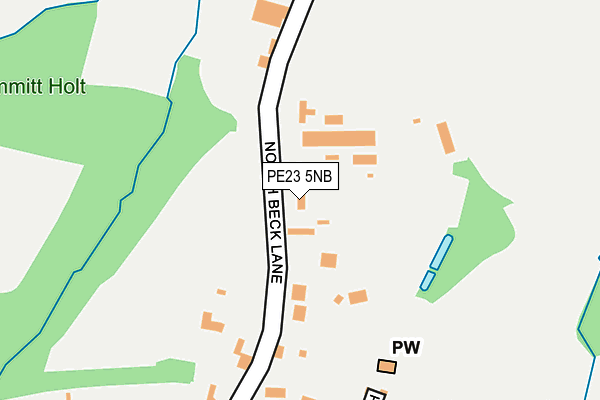 Map of BADLEY GEOSCIENCE LIMITED at local scale